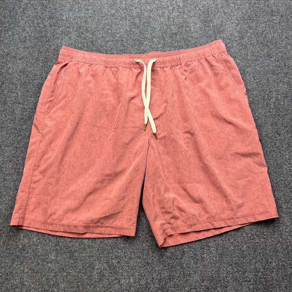 Tailor Vintage Hybrid Board Swim Trunks Heathered Coral Shorts 1569293
